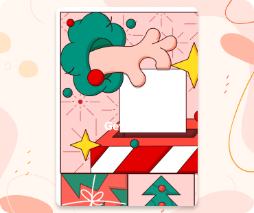 Festive Frame Christmas Card