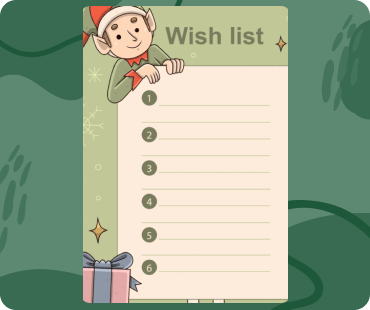 Christmas Wish List for Kids