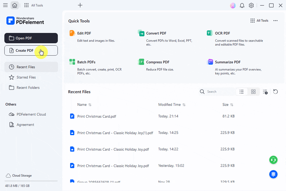 Create Christmas Card Steps