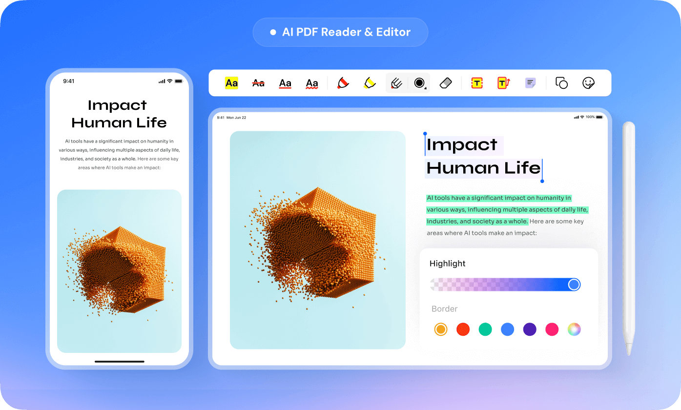 ai ios pdf reader editor