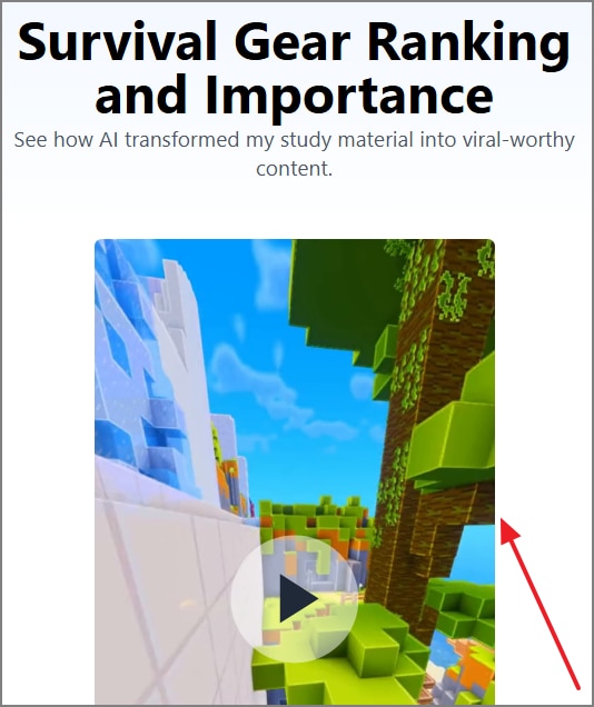 review brainrot video generated