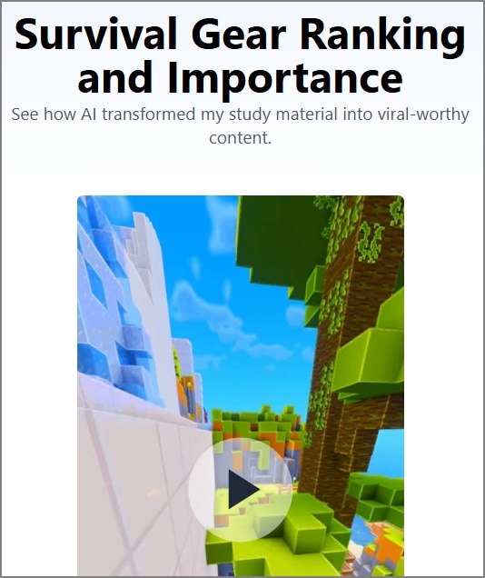 pdf to brainrot creates educational video