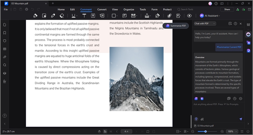 extract key points from document