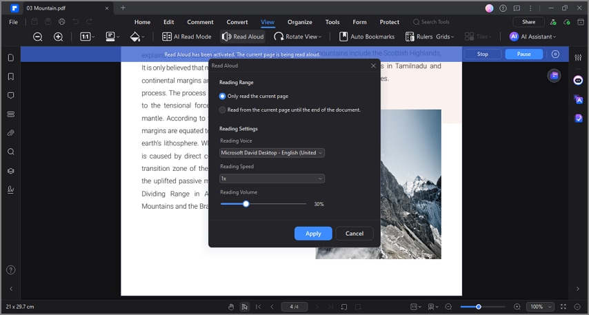 pdfelement read aloud feature brainrot content