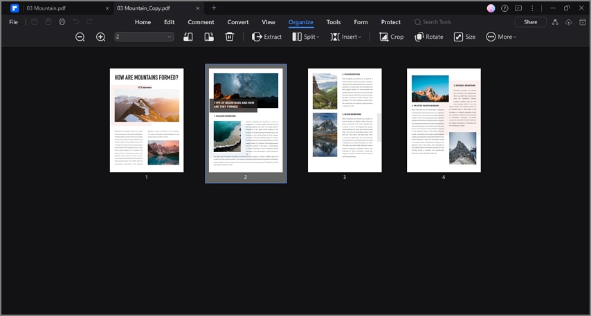 pdfelement file organizer tool