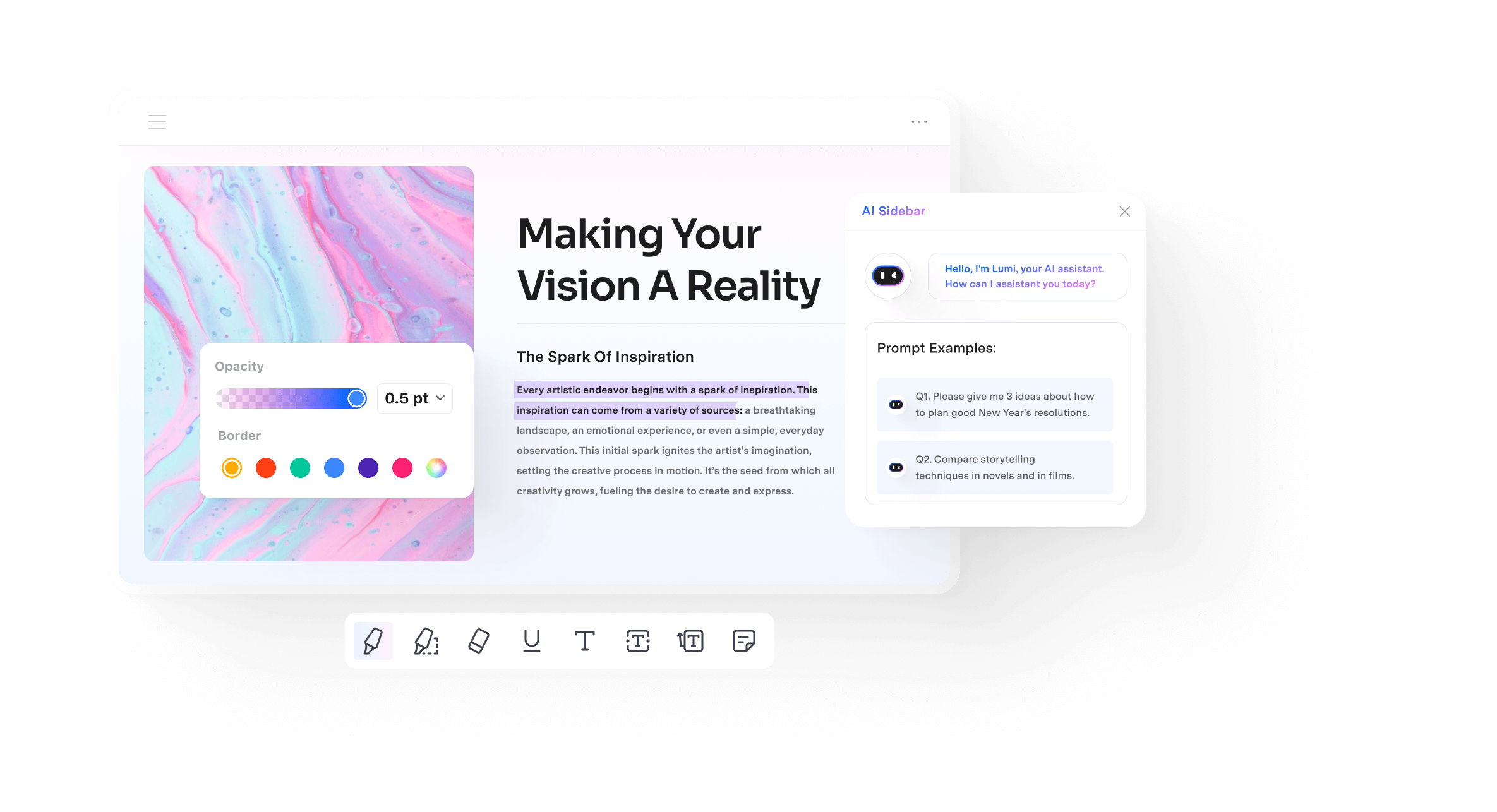 Read PDFs seamlessly with AI