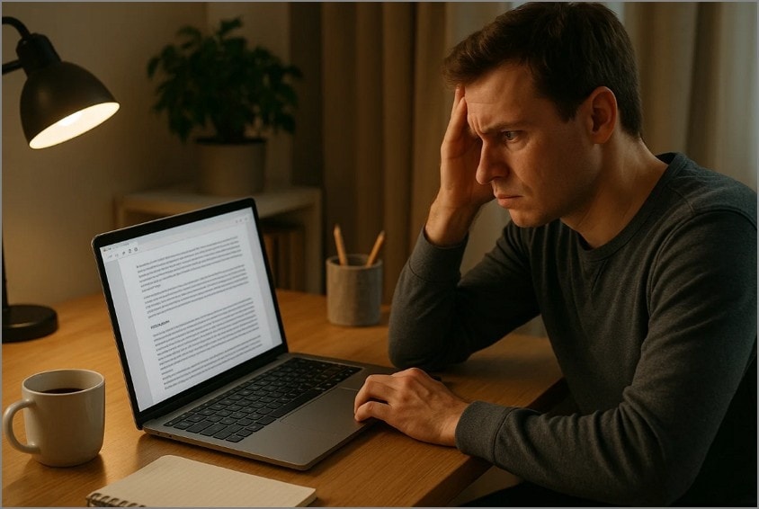 reasons pdf document is not editable