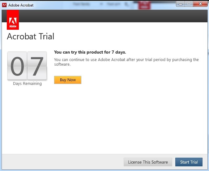 Adobe 7 Tage kostenlose Testversion