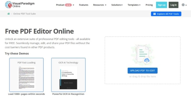visual paradigm online pdf editor