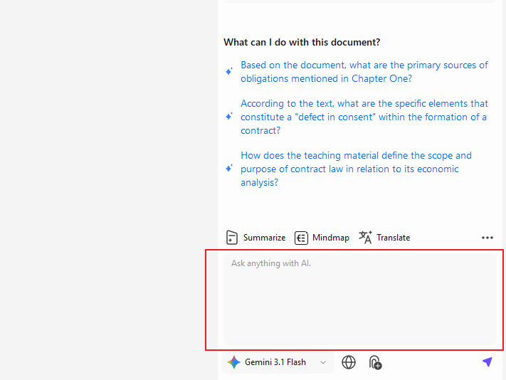 enter prompt and get results