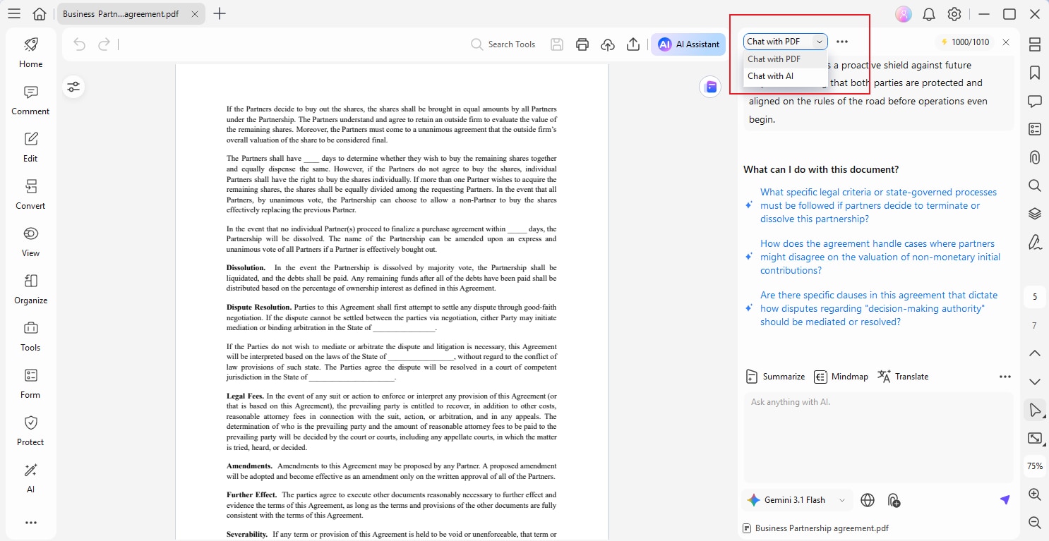 pdfelement ai tool
