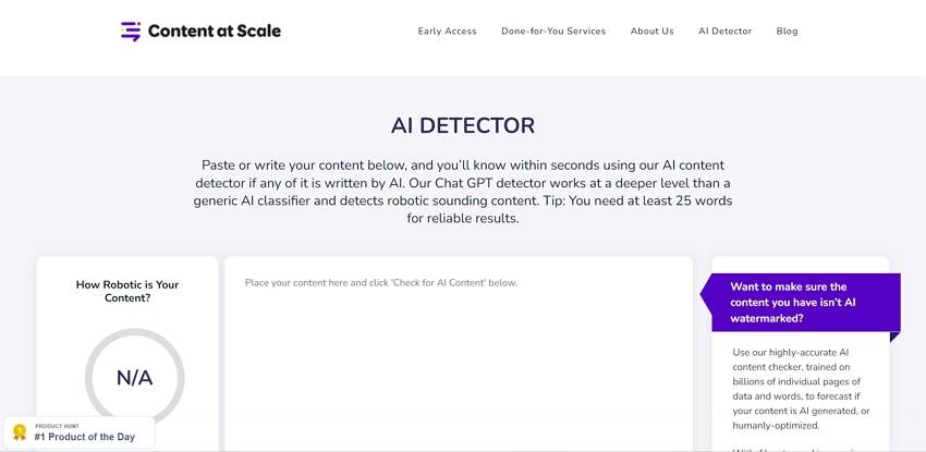content at scale ai detector