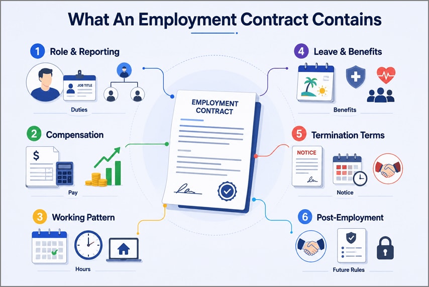 key components employment contract