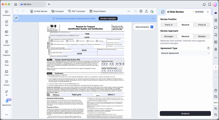 AI Risk Review with Agreement Copilot
