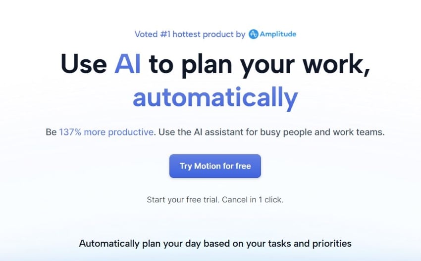 motion ai project planner