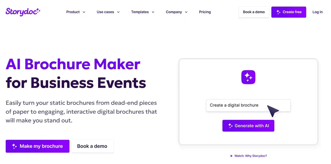 storydoc brochure ai creator