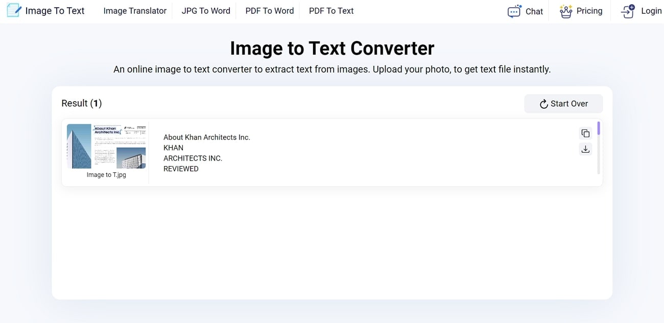 image to text ai converter