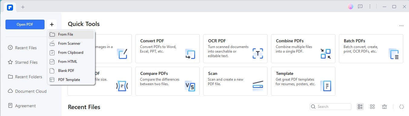 create pdf from file