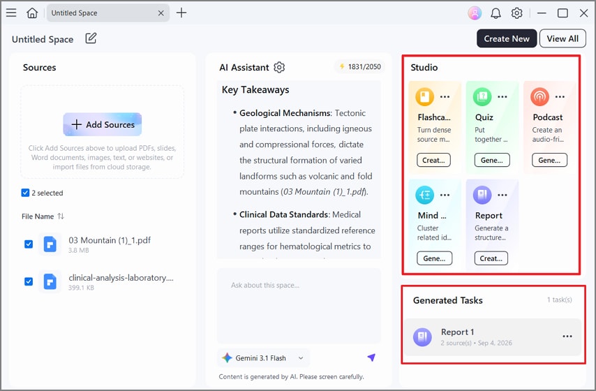 create study material from books