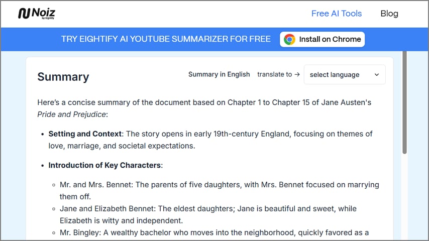 noiz customizable pdf book summaries
