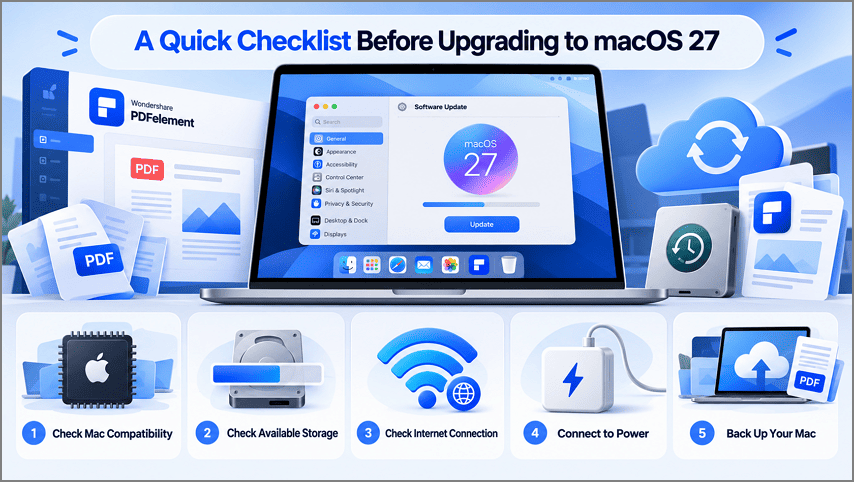 Checklist before upgrading macOS