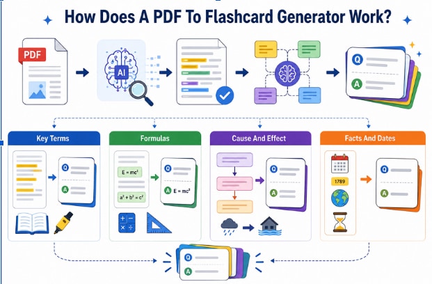workflow pdf to flashcards converter