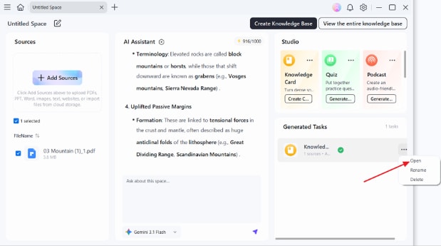 review generated flashcards pdfelement