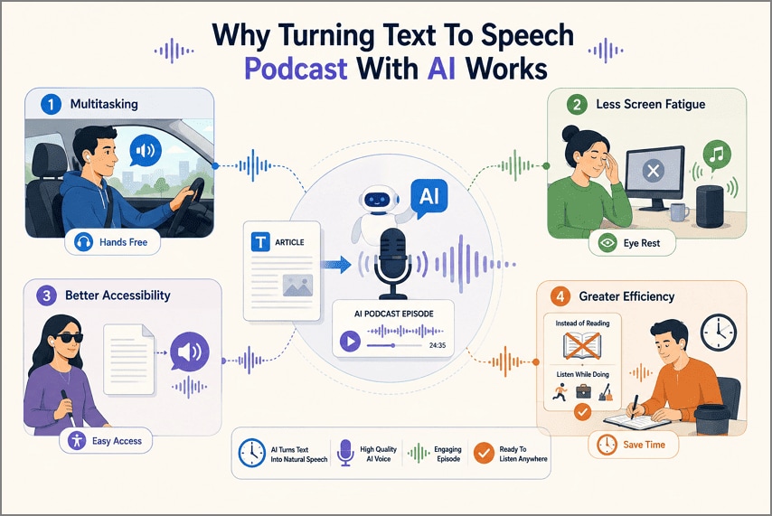key advantages behind audio learning
