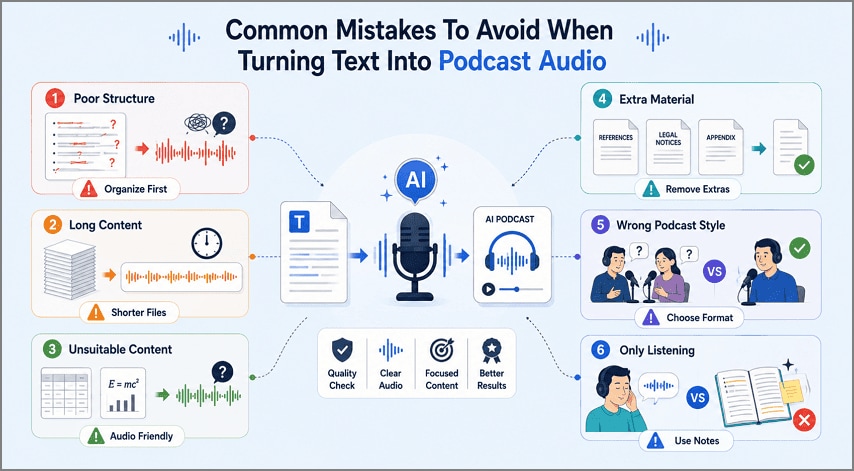 how poor content choices affect podcast