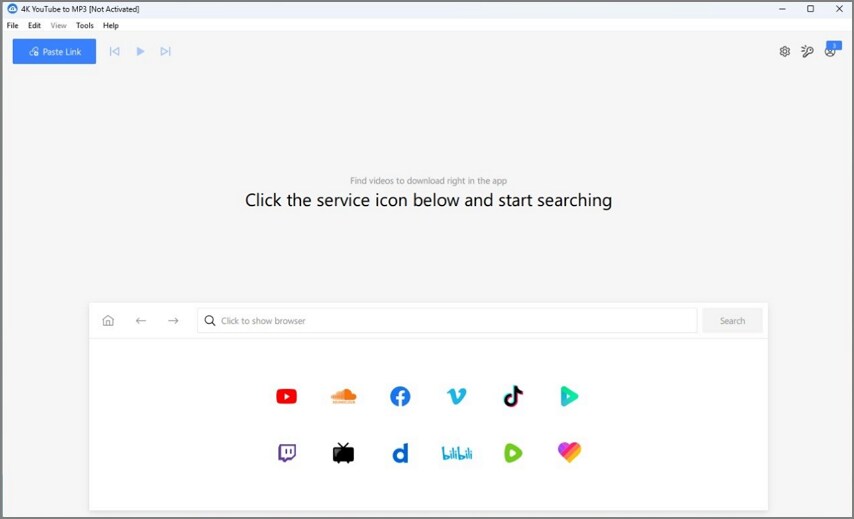 4K YouTube to MP3 desktop converter