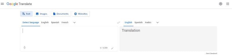 google translate translator tool