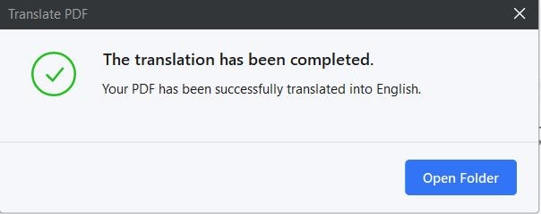 pdf successfully translated by wondershare pdfelement