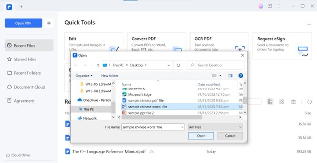 word to pdf conversion in pdfelement