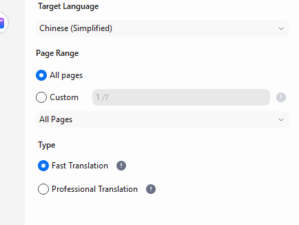 Translating a scanned PDF after OCR with PDFelement AI tools