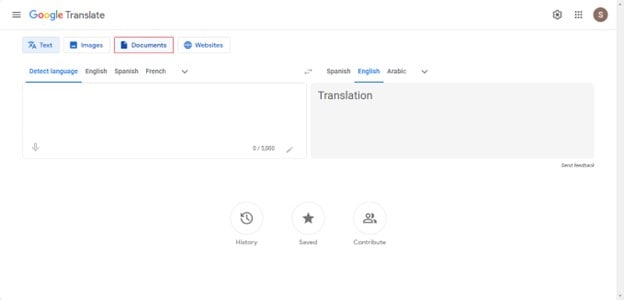 google translate pdf