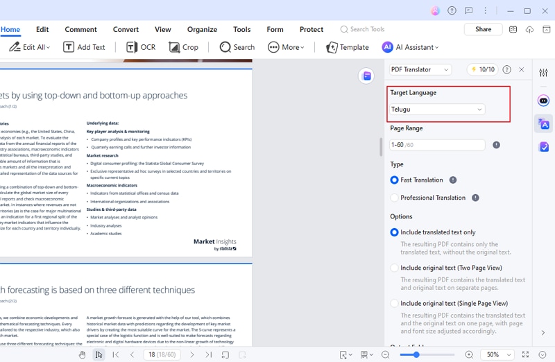 translate scanned files with ai