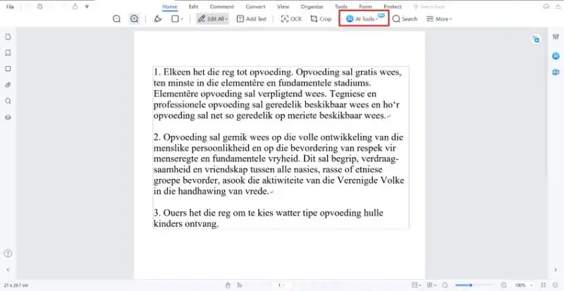 translate essay from english to afrikaans