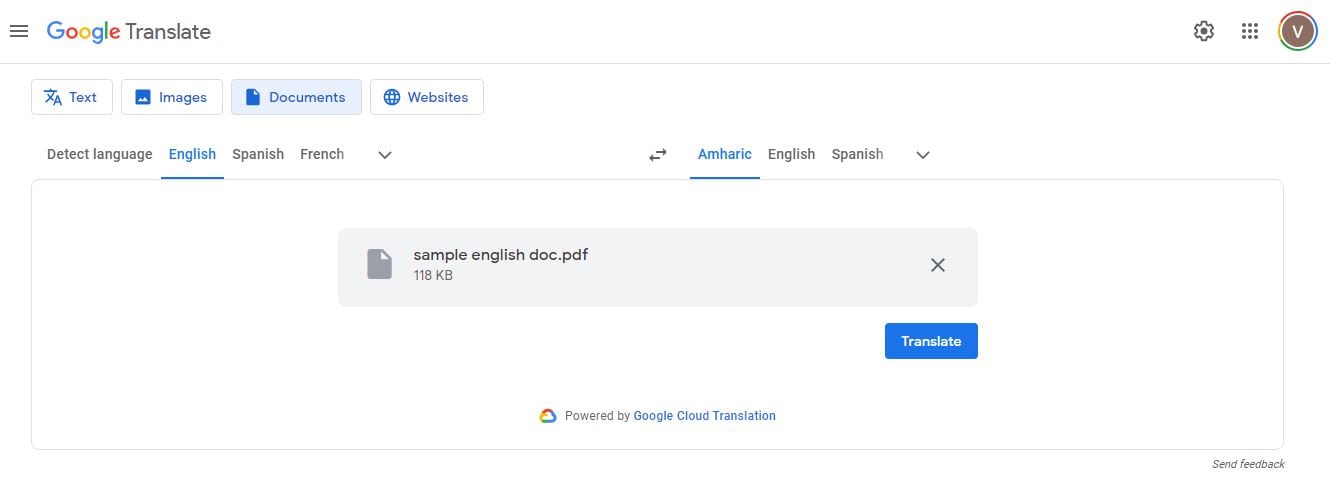 Google-Übersetzung