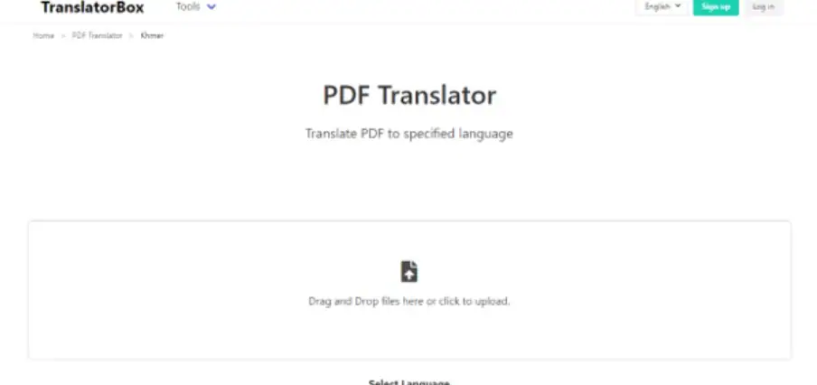 TranslatorBox traductor de pdf