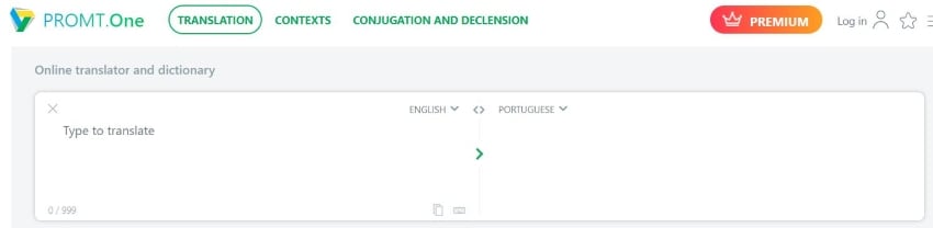 correct languages selected on promt one