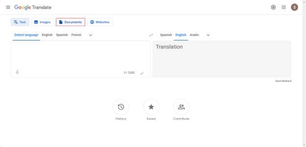access google translate