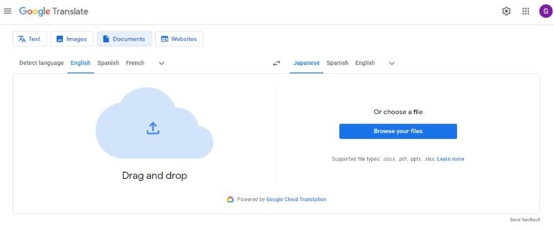 google translate