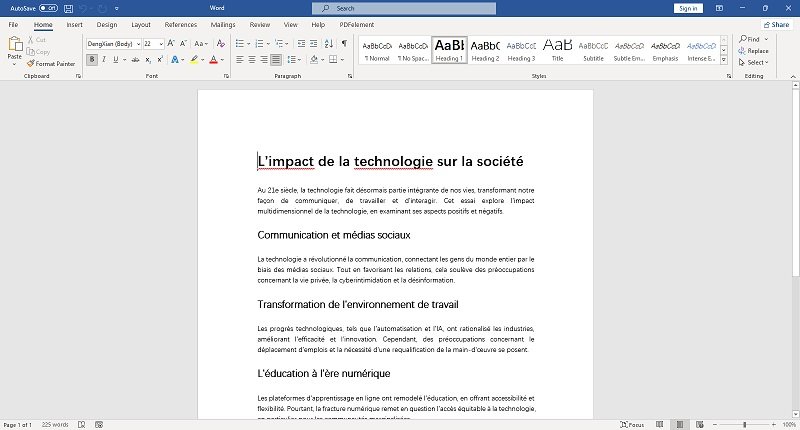 documento word traducido