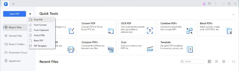 pdfelement create pdf from file