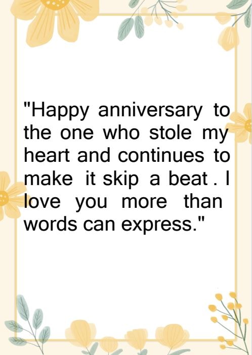heartfelt anniversary greeting card for husband