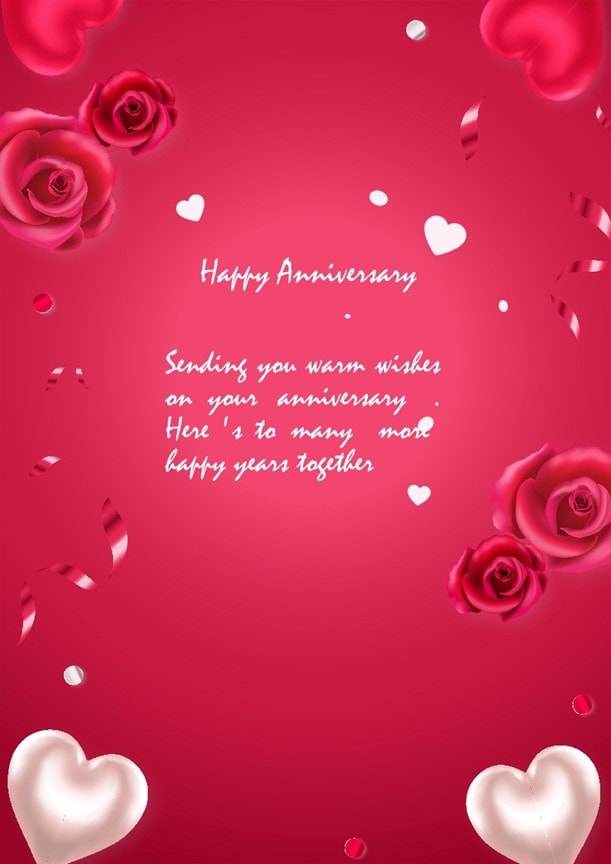 exciting best wishing for anniversary