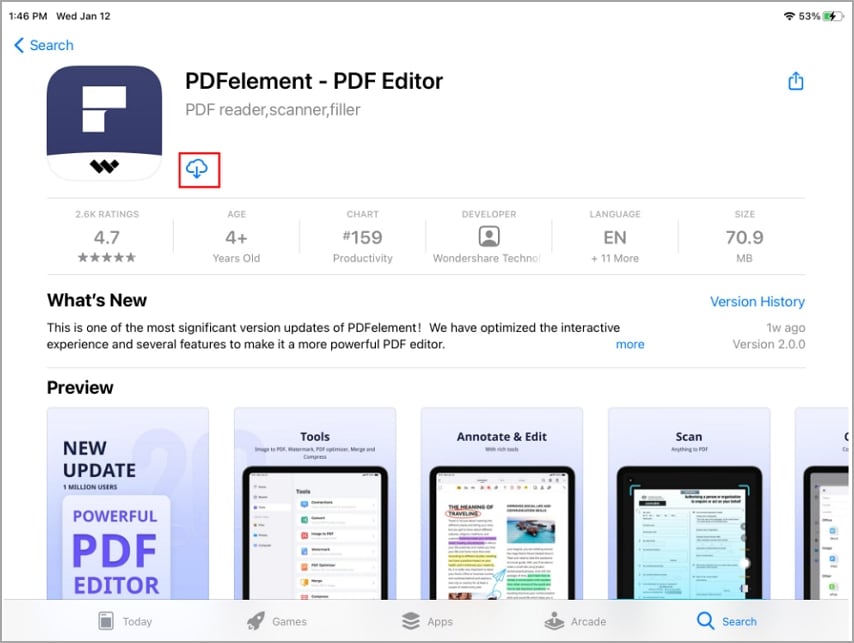 annotate pdf ipad app store