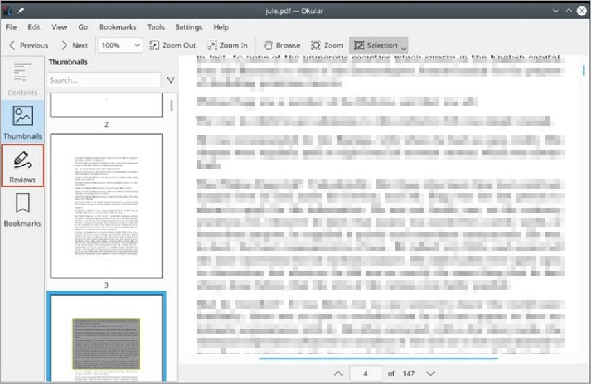 annotate pdf linux okular 2