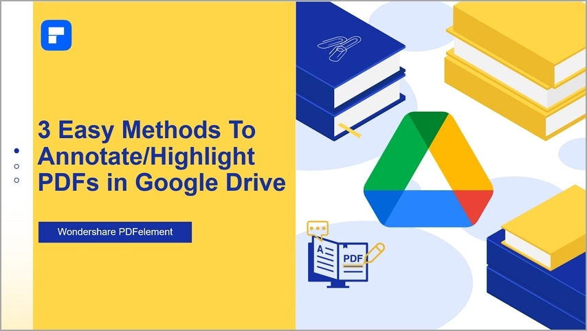 highlight annotate pdf google drive