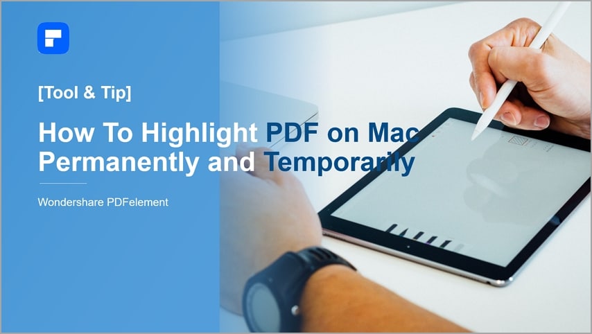 highlight pdf on mac